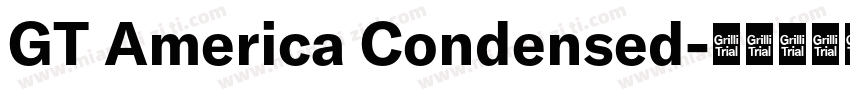 GT America Condensed字体转换